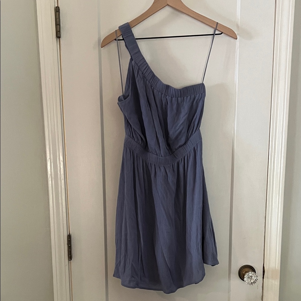 Abercrombie Blue One-Shoulder Dress